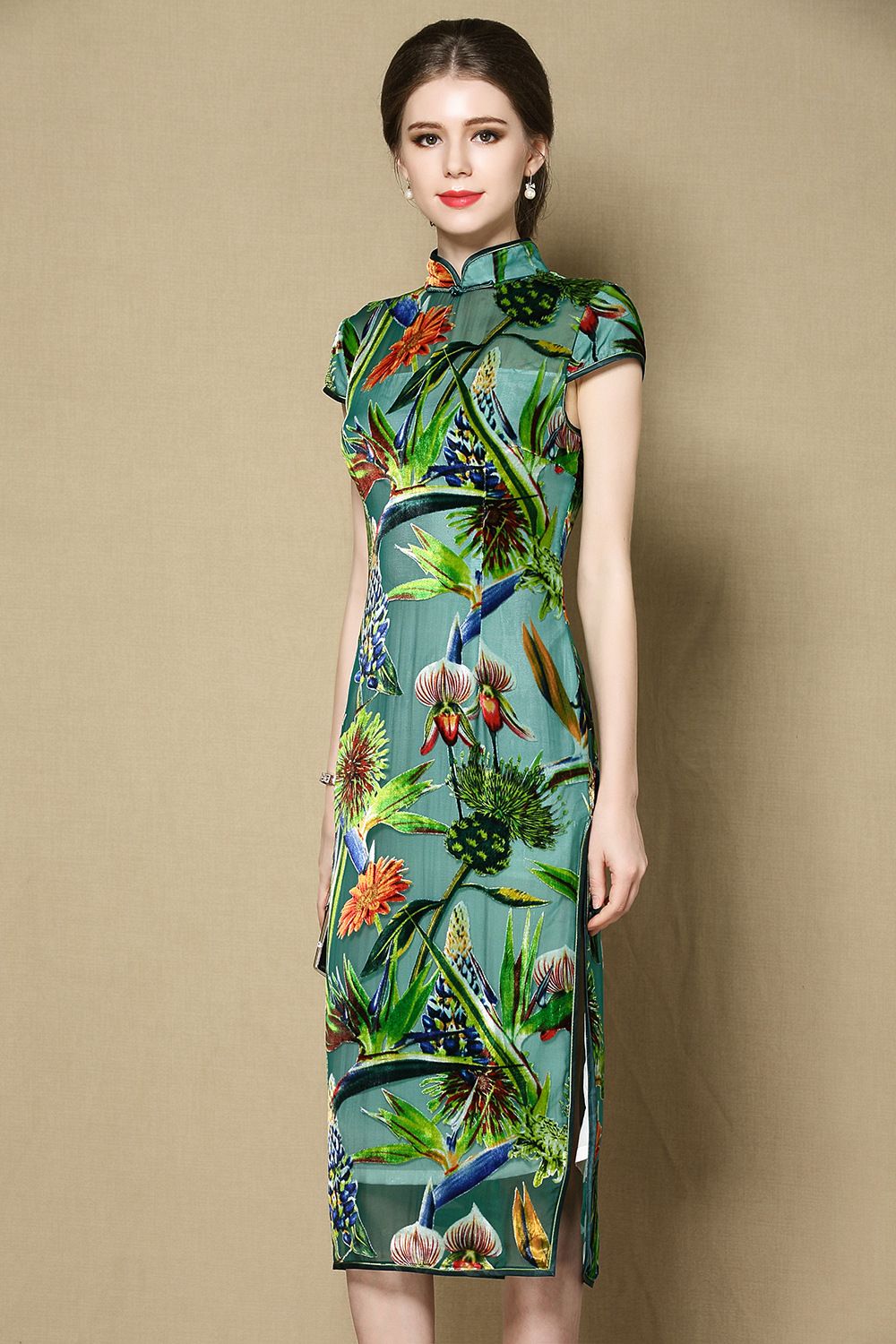 green qipao
