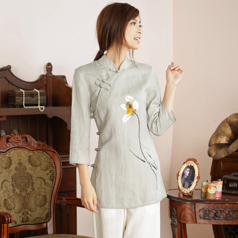 linen cheongsam