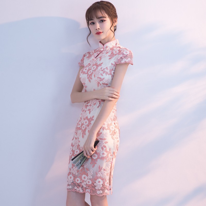 Pink Chinese Dress