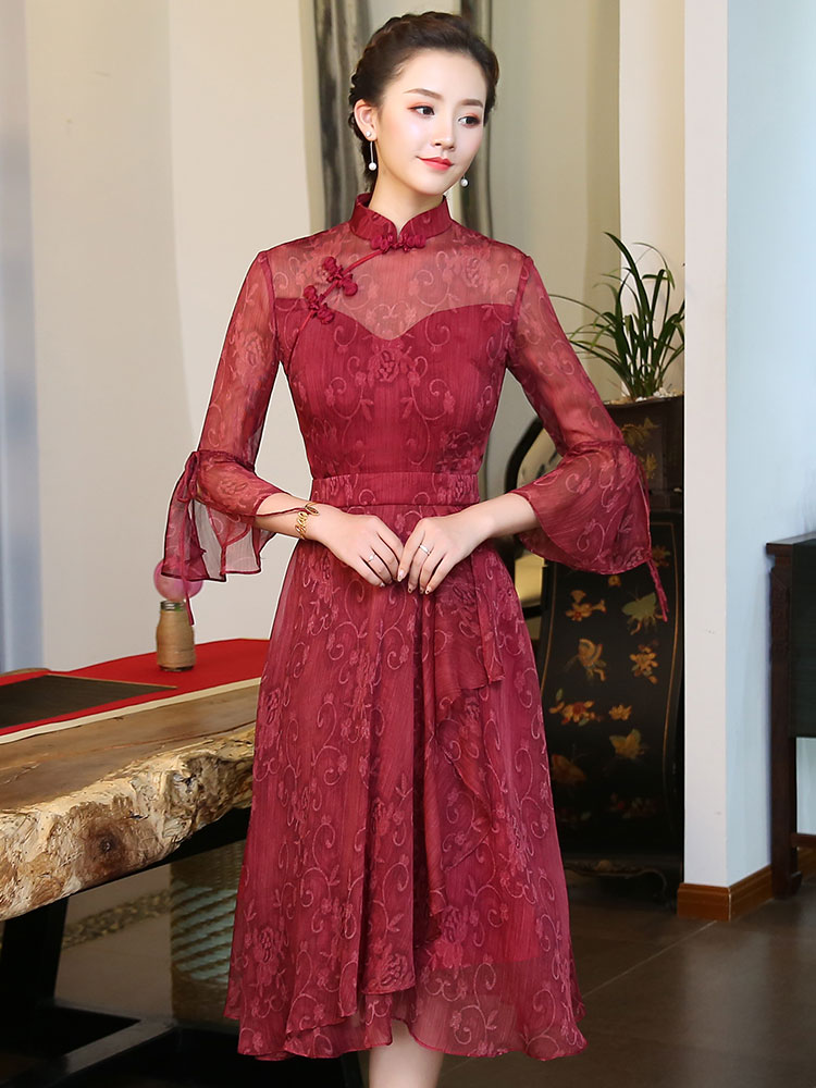 modernized qipao