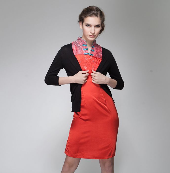 Charming Modern Sleeveless Cheongsam - Red - Qipao Cheongsam & Dresses ...