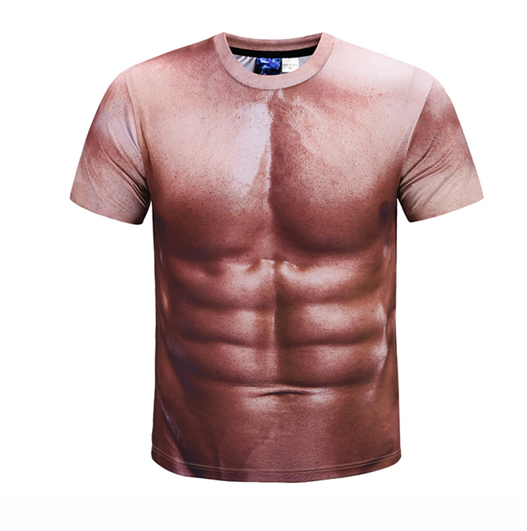 Powerful Muscle 3D Print T-Shirt - T-Shirts - All Over Print Apparel