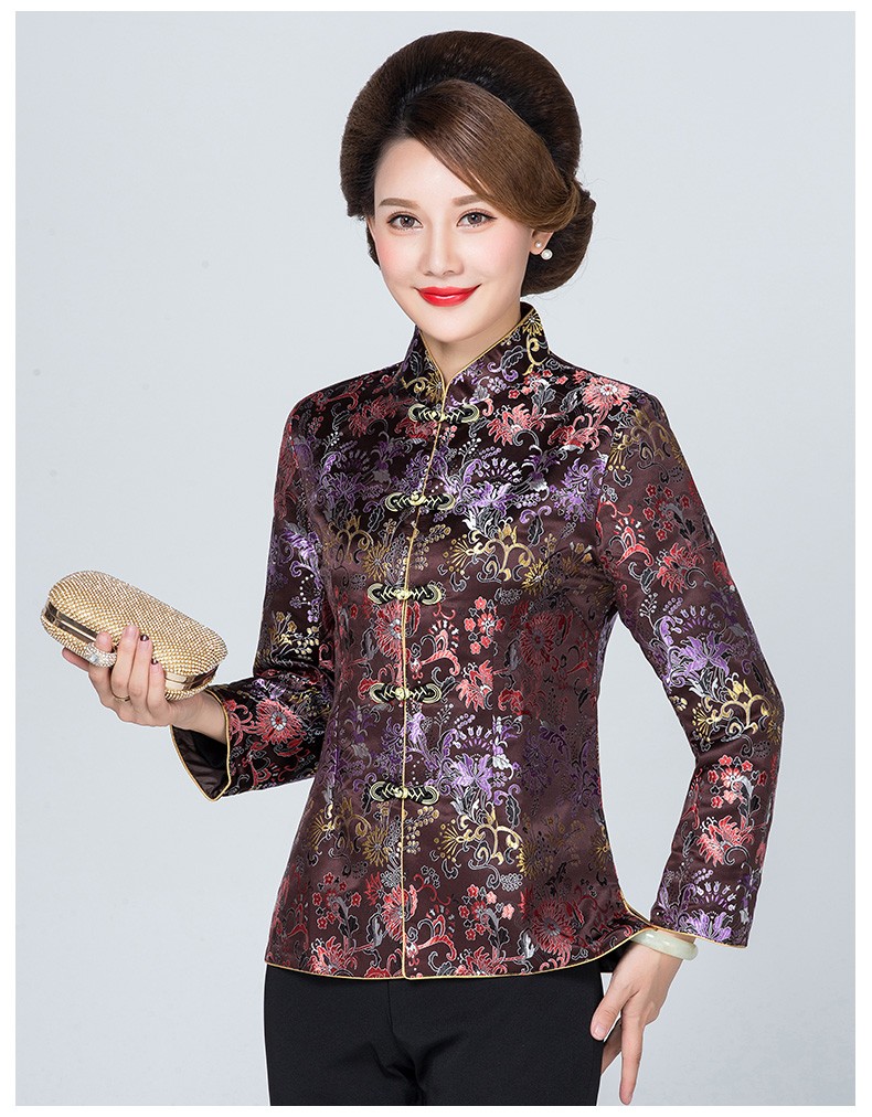 Charming Brocade Frog Button Chinese Style Jacket - Chinese Jackets ...
