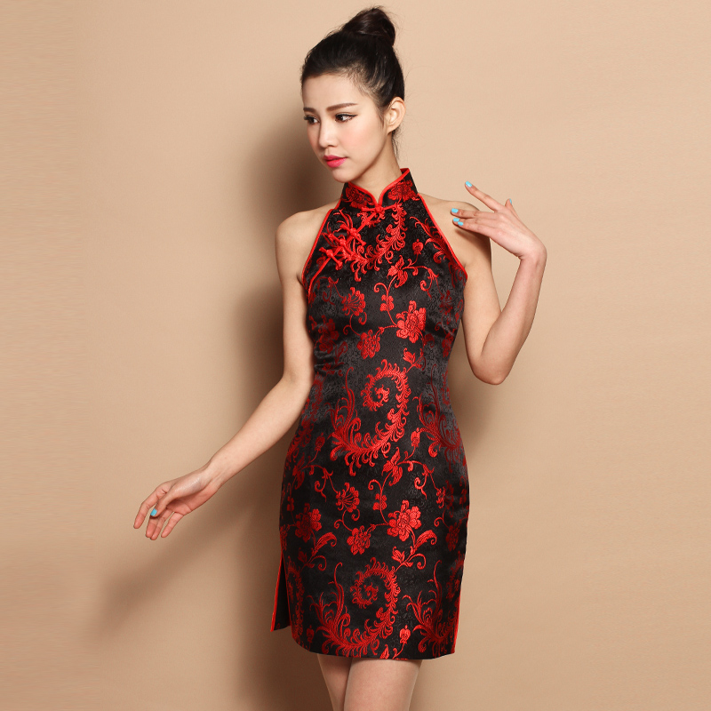 Custom Made Phoenix Tail Brocade Cheongsam Qipao Dress - Qipao ...