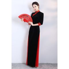 Oriental Qipao Cheongsam Chinese Dress -L3G6LESZ