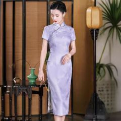 Oriental Qipao Cheongsam Chinese Dress -MKS0CDCW-2