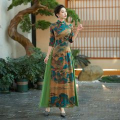 Oriental Qipao Cheongsam Chinese Dress -2E1ARVPXF