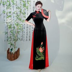 Oriental Qipao Cheongsam Chinese Dress -32SM9Q9DU