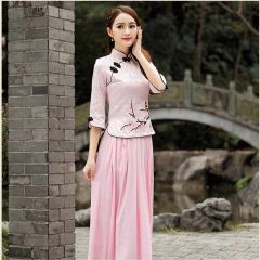 Oriental Chinese Shirt Blouse Costume -3E2EUCJEP-3