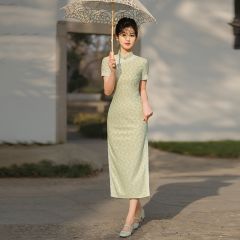 Oriental Qipao Cheongsam Chinese Dress -4J1AQ3TWK