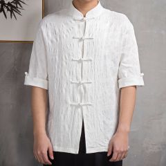 Chinese Shirt Blouse Kung Fu Costume -4TEVLIFSH-1