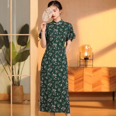 Oriental Qipao Cheongsam Chinese Dress -4UHQCT6Z6-2
