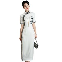 Oriental Qipao Cheongsam Chinese Dress -584HPMJ4W