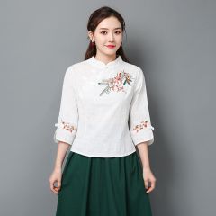 Oriental Chinese Shirt Blouse Costume -5WAI7UFTW-3