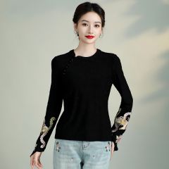 Oriental Chinese Shirt Blouse Costume -6NQLTNRPI-1