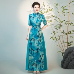 Oriental Qipao Cheongsam Chinese Dress -1Y53K67L52