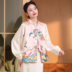 Oriental Chinese Coat Jacket Costume -7C8D9KP3O-1