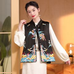 Oriental Chinese Coat Jacket Costume -7C8D9KP3O-2