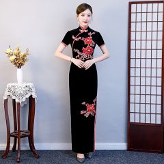 Oriental Qipao Cheongsam Chinese Dress -7NVO1MBRZ
