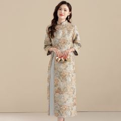 Oriental Qipao Cheongsam Chinese Dress -81342CNPQ-2