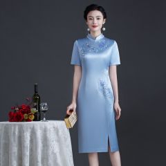 Oriental Qipao Cheongsam Chinese Dress -82GV8EH9B