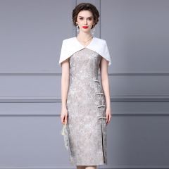 Oriental Qipao Cheongsam Chinese Dress -8SA5IVSBK