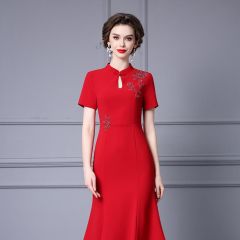 Oriental Qipao Cheongsam Chinese Dress -9UJLH4Z88