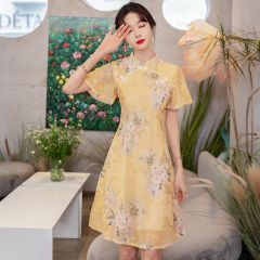 Oriental Qipao Cheongsam Chinese Dress -A5YPMXMCN