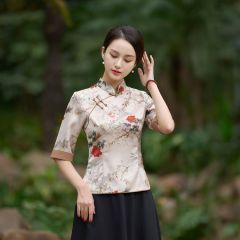 Oriental Chinese Shirt Blouse Costume -A6CXSUJ9J
