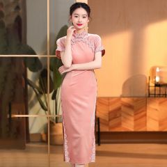 Oriental Qipao Cheongsam Chinese Dress -B8LT29GIX-1