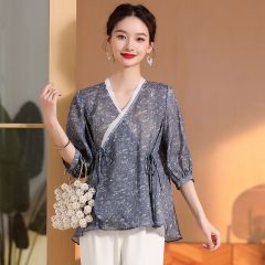 Oriental Chinese Shirt Blouse Costume -37ZFPITMPG-1