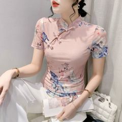 Oriental Chinese Shirt Blouse Costume -BMAL0UZ78-1