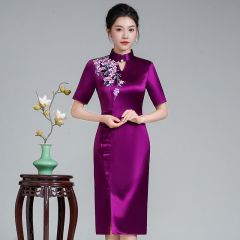 Oriental Qipao Cheongsam Chinese Dress -CB4XN9860