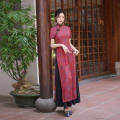 Oriental Qipao Cheongsam Chinese Dress -CB8GLYY66