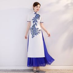 Oriental Qipao Cheongsam Chinese Dress -DC8RNY6YB