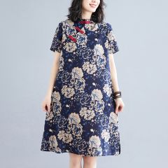 Oriental Qipao Cheongsam Chinese Dress -DD7ZKEHWI