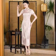 Oriental Qipao Cheongsam Chinese Dress -FIJT7S31E-1