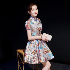 Oriental Qipao Cheongsam Chinese Dress -GIU5N4VU5
