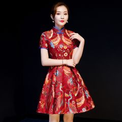 Oriental Qipao Cheongsam Chinese Dress -GIU9S8D6J-1