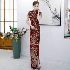 Oriental Qipao Cheongsam Chinese Dress -GJCWHJZMU