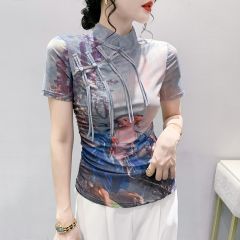 Oriental Chinese Shirt Blouse Costume -HABS1BU07