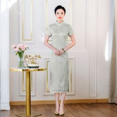 Oriental Qipao Cheongsam Chinese Dress -HZX8CBD6N