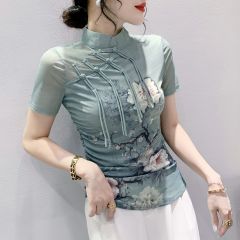 Oriental Chinese Shirt Blouse Costume -ICLYLBI24