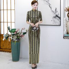 Oriental Qipao Cheongsam Chinese Dress -JQ8A47SE1