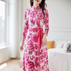 Oriental Qipao Cheongsam Chinese Dress -JR1I4VN00