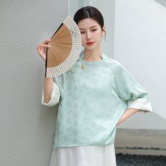Oriental Chinese Shirt Blouse Costume -JRJ7HU84X