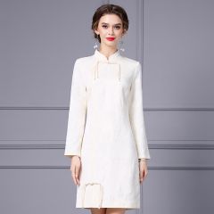 Oriental Qipao Cheongsam Chinese Dress -JSKWUWG1N