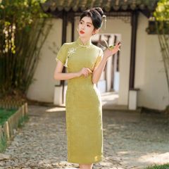 Oriental Qipao Cheongsam Chinese Dress -K3P6VZKKY