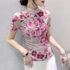 Oriental Chinese Shirt Blouse Costume -KTXT6KNRK
