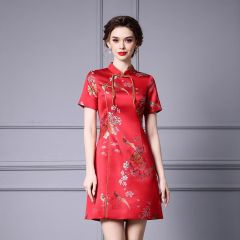 Oriental Qipao Cheongsam Chinese Dress -KU16LU53D-1